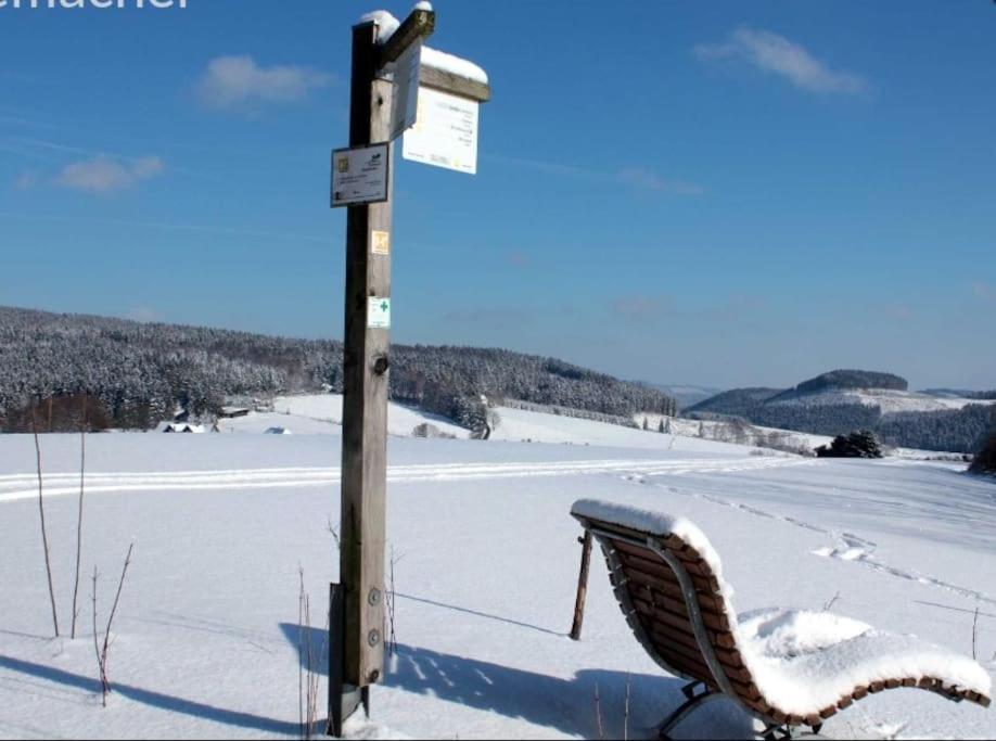 Auszeit, Erholung Mitten In Der Natur - Ferienhaus Im Sauerland In Faulebutter Finnentrop المظهر الخارجي الصورة